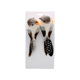 Feather Fake Bird – Decorative Plant Companion(2PCS/24A026) for indoor greenery and decor